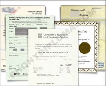 Certificates designed to look just like the real thing!