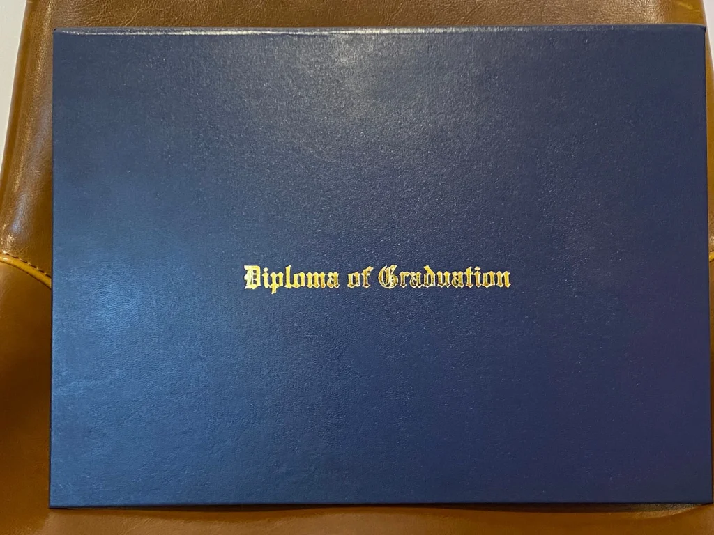 Diploma Cover: Diploma Of Graduation