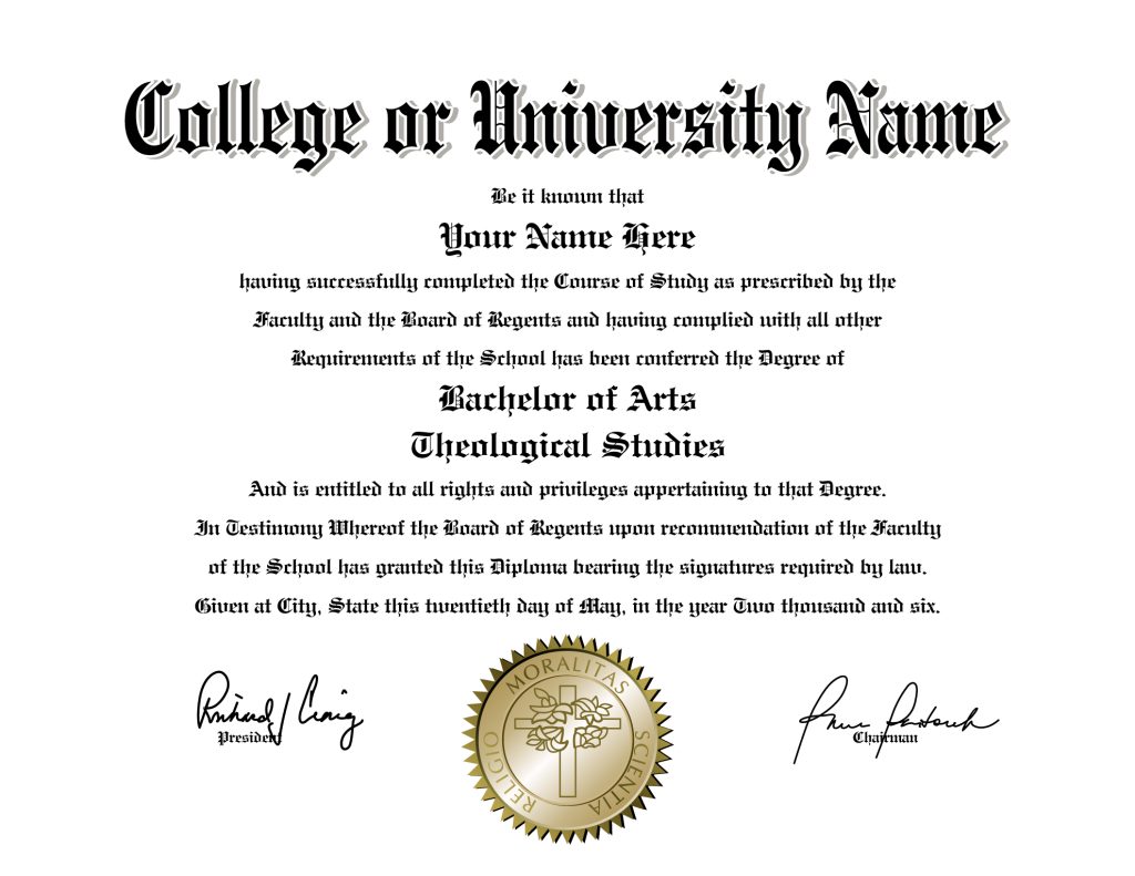 College Diploma 1