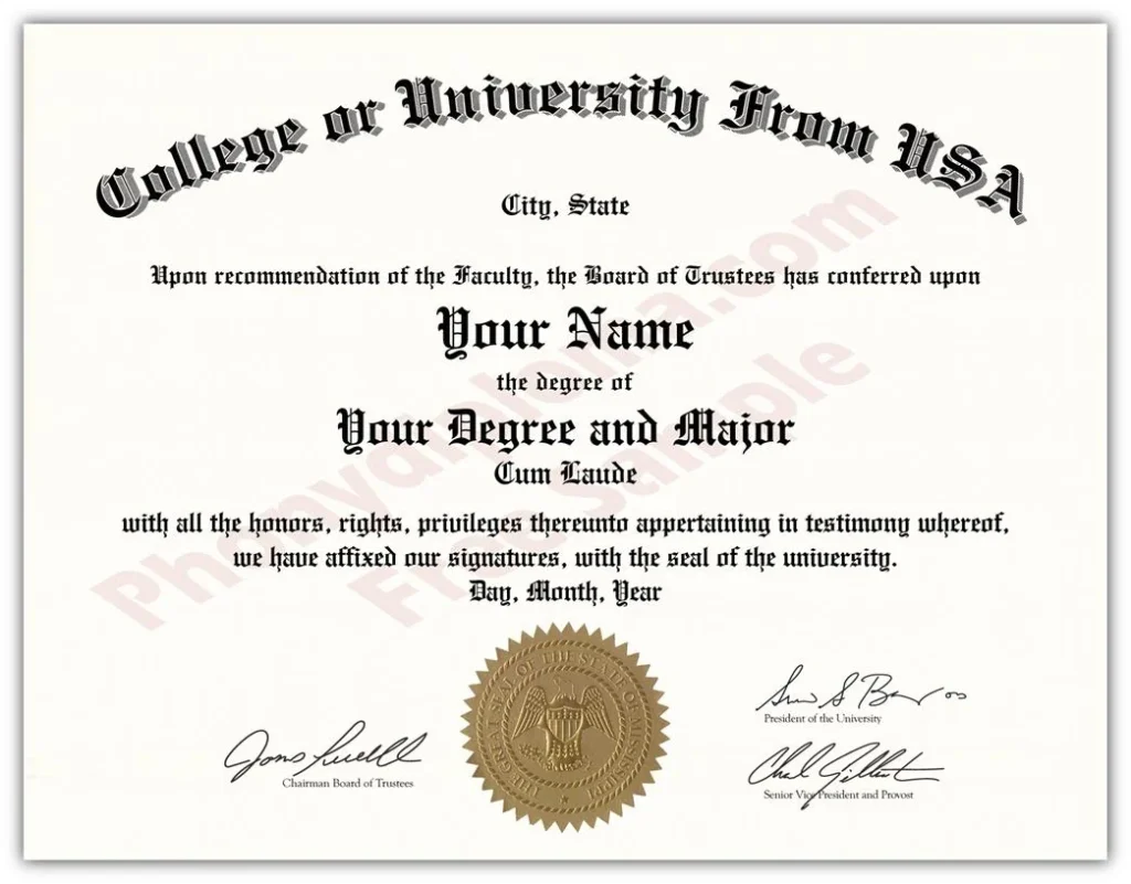 USA College and University Diploma State Designs Select A State Design