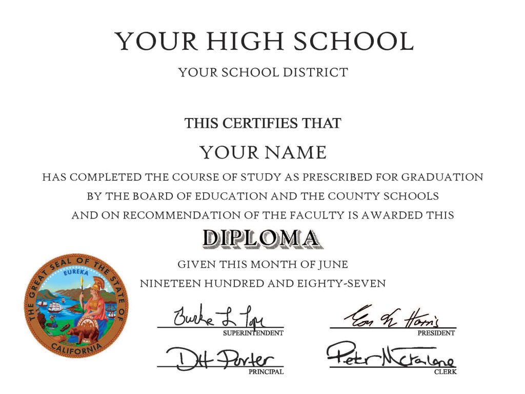 Home School Diploma 5