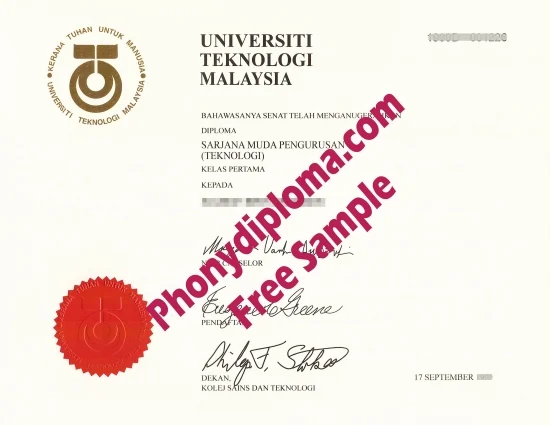 Diploma from Malaysia University