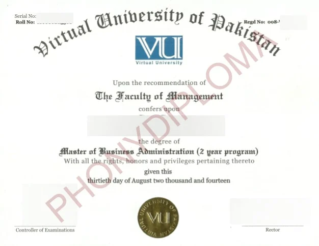 Diploma from Pakistan