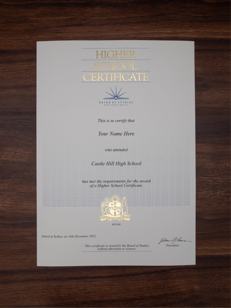 Australian Higher School Certificate
