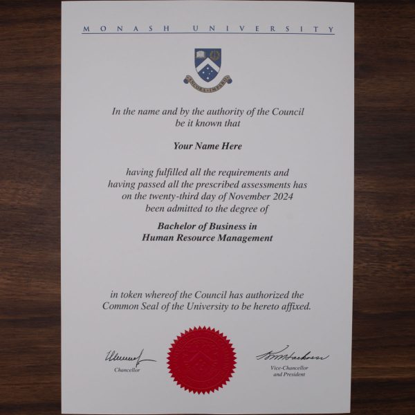 Australian University Degree Testamurs + Academic Transcript Bundle